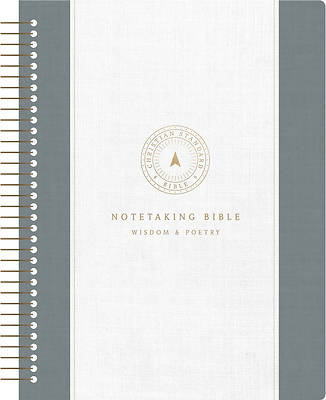 Picture of CSB Spiral-Bound Notetaking Bible, Optimal Type, Wisdom and Poetry