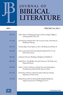 Picture of Journal of Biblical Literature 144.2 (2025)