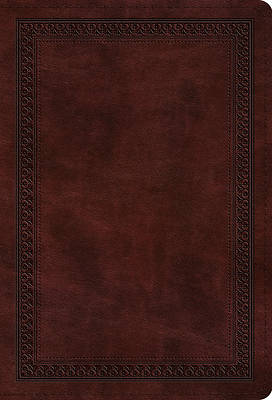 Picture of ESV Value Compact Bible (Trutone, Mahogany, Border Design)