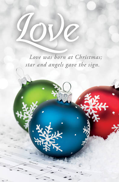 Picture of Advent Love Week 4 Ornament Bulletin Regular