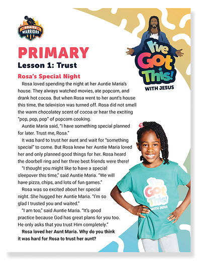Picture of Vacation Bible School VBS 2022 I've Got This With Jesus Primary Student Folders