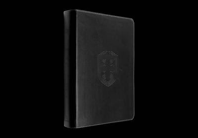 Picture of ESV Men's Study Bible (Trutone, Charcoal, Shield Design)