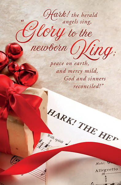 Picture of Christmas Hark Glory to the Newborn King Bulletin Regular