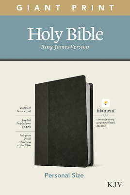 Picture of KJV Personal Size Giant Print Bible, Filament Enabled Edition (Leatherlike, Black/Onyx)