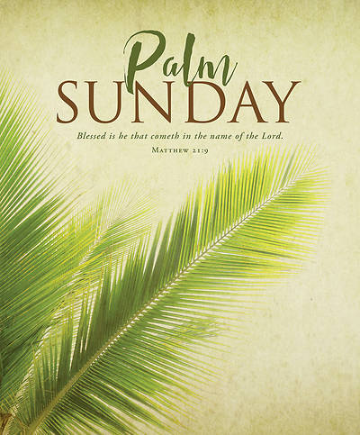 Picture of Blessed is He Palm Sunday Legal Size Bulletin