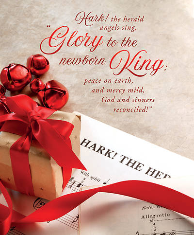 Picture of Christmas Hark Glory to the Newborn King Bulletin Legal