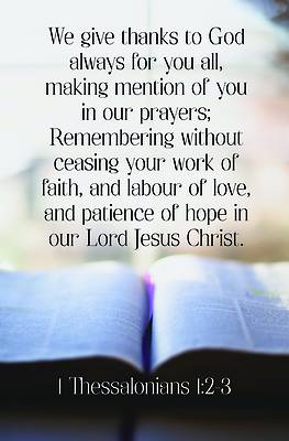 Picture of We Give Thanks Bulletin (Pkg 100) Pastor Appreciation