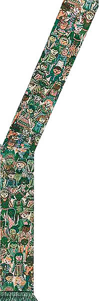 Picture of Children of the World Large Pattern Deacon's Stole