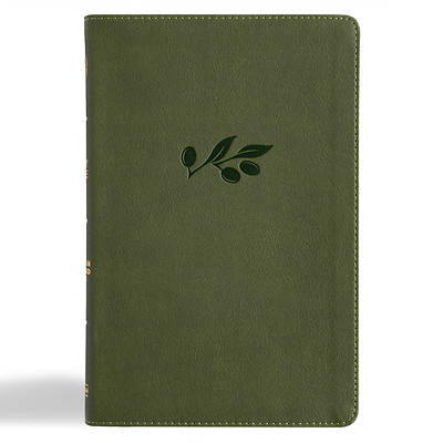 Picture of CSB Thinline Bible, Olive Leathertouch