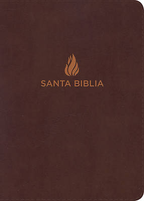 Picture of NVI Biblia Compacta Letra Grande, Marron Piel Fabricada