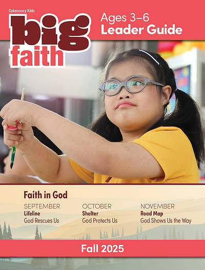 Picture of Cokesbury Kids Big Faith Fall 2025 Leader Guide Ages 3-6 Download