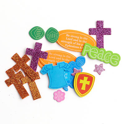 Picture of Vacation Bible School (VBS) 2020 Knights of North Castle Stay-Put Stickers (Pkg of 500)