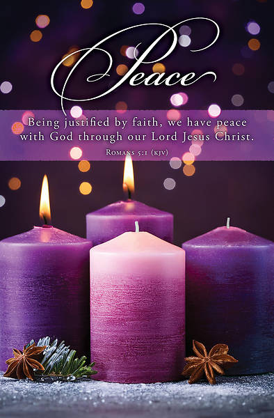 Picture of Peace Being Justified Advent Bulletin