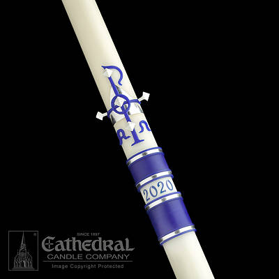 Picture of Cathedral Messiah Paschal Candle 2-1/2" x 60"