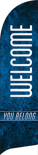 Picture of Welcome You Belong Flag Banner