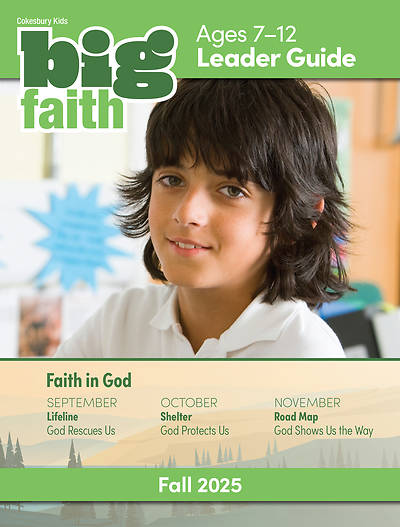 Picture of Cokesbury Kids Big Faith Fall 2025 Leader Guide Ages 7-12 Download