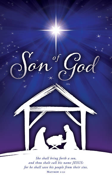 Picture of Son of God Christmas Regular Size Bulletin