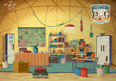 Picture of Vacation Bible School VBS 2021 Destination Dig Unearthing the Truth About Jesus Supersized Backdrop
