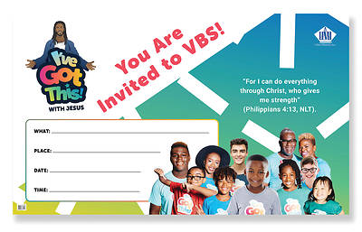 Picture of Vacation Bible School VBS 2022 I've Got This With Jesus Outdoor Banner  48" X 80"