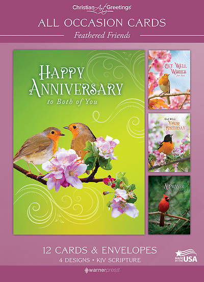 All Occasion Feathered Friends - Box of 12