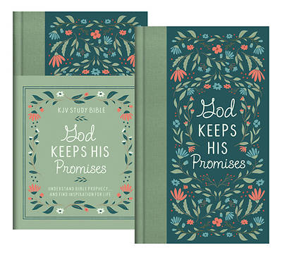 Picture of God Keeps His Promises KJV Study Bible [sage Floral]