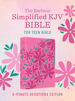 Picture of The Barbour Simplified KJV Bible for Teen Girls--3-Minute Devotions Edition