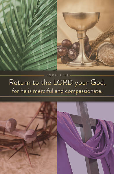 Picture of Return To The Lord Your God Lent Bulletin (Package of 100)