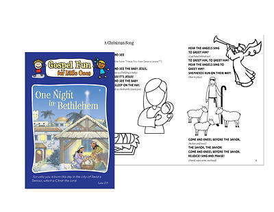 Picture of One Night in Bethlehem Gospel Fun for Little Ones