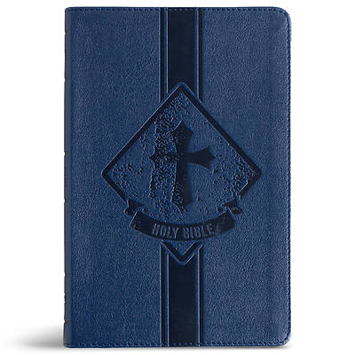 Picture of KJV Kids Bible, Thinline Edition, Navy Leathertouch