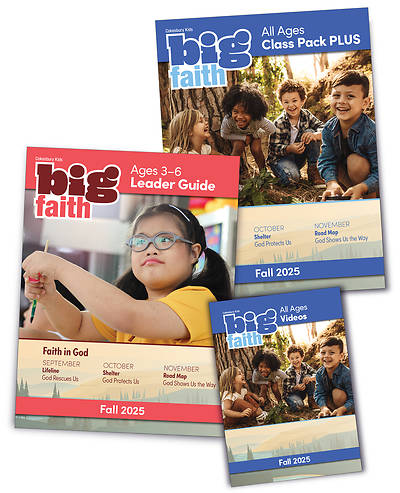 Picture of Cokesbury Kids Big Faith Fall 2025 Leader Kit Ages 3-6- Digital Kit Download