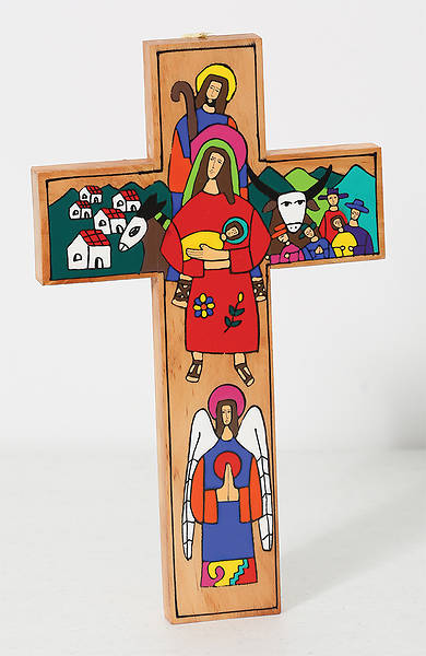 Picture of Wooden Nativity Cross