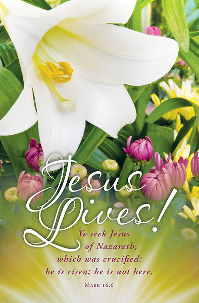 Picture of Jesus Lives Easter Regular Size Bulletin