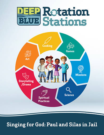 Picture of Deep Blue Rotation Stations: Singing for God: Paul and Silas in Jail - Entire Unit Download