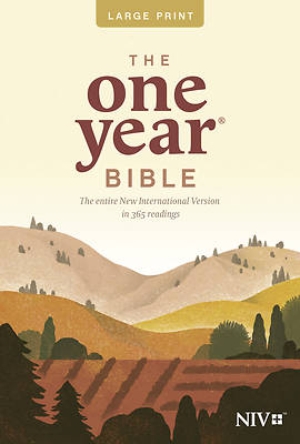 Picture of One Year Bible-NIV-Premium Slimline Large Print