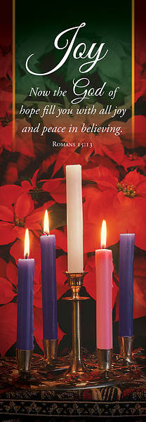 Picture of Joy Now the God of Hope Advent Banner 2x6 Fabric