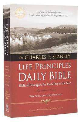 Picture of Charles F. Stanley Life Principles Daily Bible-NASB