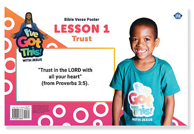 Picture of Vacation Bible School VBS 2022 I've Got This With Jesus Bible Verse Posters (10 Pk) Preschool/Primary