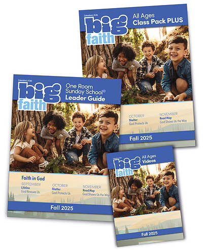 Cokesbury Kids Big Faith Fall 2025 One Room Sunday School Leader Kit