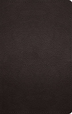 Picture of ESV Thinline Bible (Buffalo Leather, Deep Brown)
