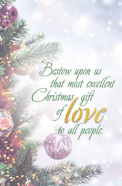 Picture of Love Advent Christmas Tree Bulletin (Pkg of 50)