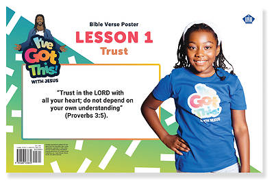 Picture of Vacation Bible School VBS 2022 I've Got This With Jesus Bible Verse Posters (10 Pk) Junior/Teen