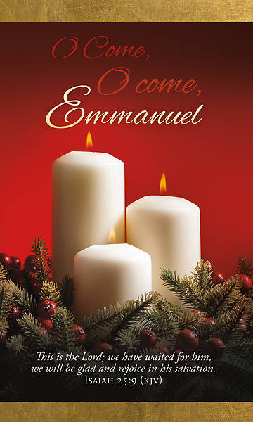 Picture of Banner O come, O come, Emmanuel Christmas 3 x 5 Fabric