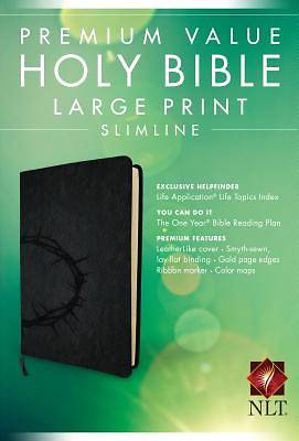 Picture of Premium Value Slimline Bible Large Print NLT, Crown