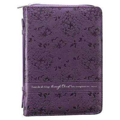 Picture of I CAN DO ALL THINGS PURPLE BIBLE COVER