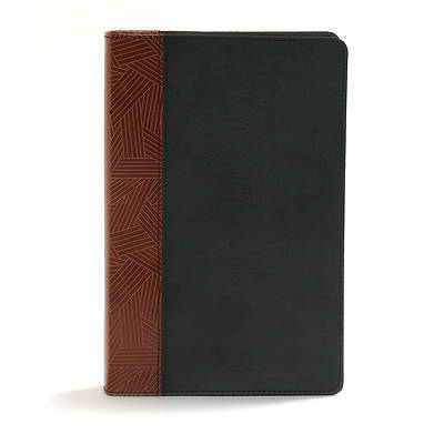Picture of CSB Rainbow Study Bible, Black/Tan Leathertouch