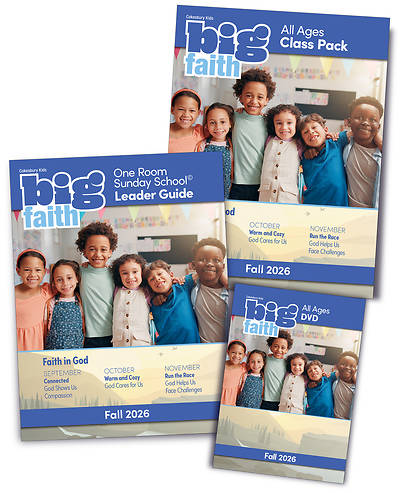 Cokesbury Kids Big Faith Fall 2026 One Room Sunday School Leader Kit