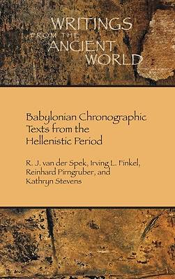 Picture of Babylonian Chronographic Texts from the Hellenistic Period