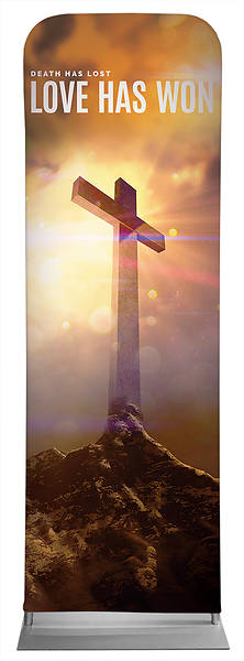 Picture of Love Has Won Easter Sleeve Banner