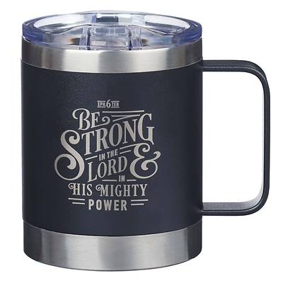 Picture of Stainless Steel Mug Be Strong Ephesians 6