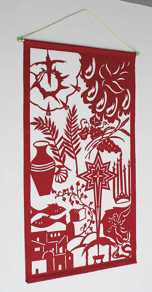Picture of Life of Jesus Liturgical Wall Hanging Pattern